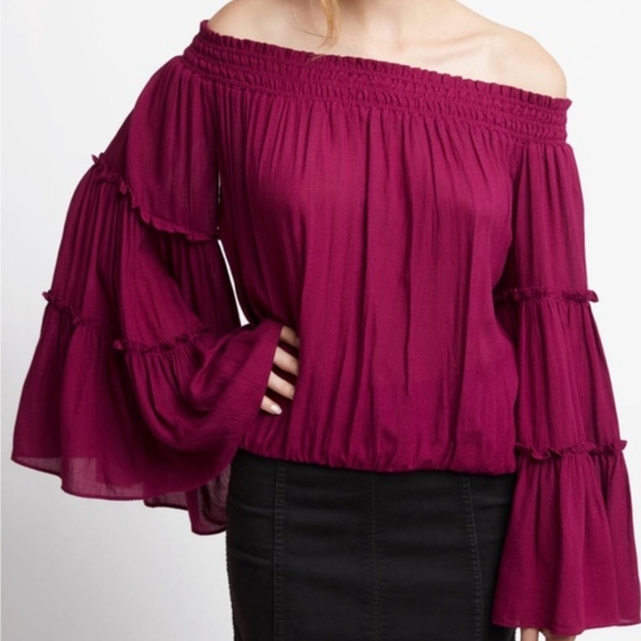 Free People Free Spirit Off-Shoulder Top - Picture 2 of 10